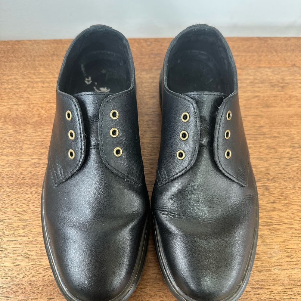 Classic Dr. Martens Zavala Lo - black  Leather oxfords - women’s 8, men’s 7 - Picture 11 of 11